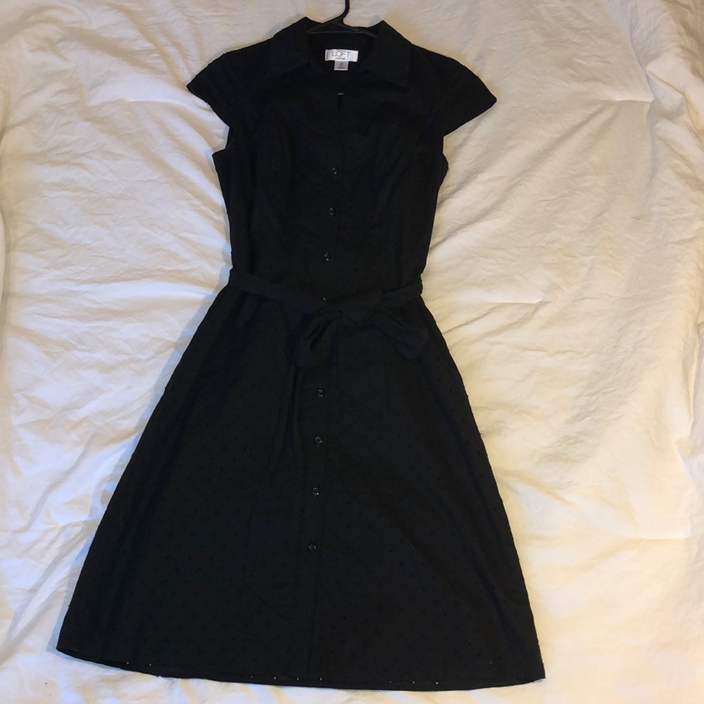 Ann Taylor Loft black dress